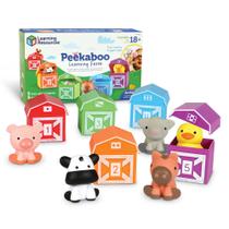 Brinquedo Educativo Peekaboo Learning Farm - 10 Peças
