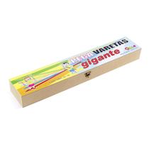 Brinquedo Educativo Pega Varetas Gigante 31 Varetas Mdf 55cm