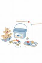 Brinquedo Educativo Pesca Montessori Madeira Fundo do Mar