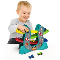 Brinquedo Educativo Pista De Corrida Com Rampas E Carrinhos