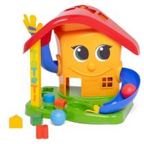 Brinquedo Educativo Play House com Blocos e Formas Didáticas Brinquedo Educativo Play House com Blocos e Formas Didáticas