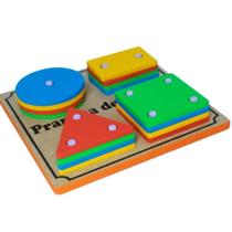 Brinquedo Educativo Prancha De Seleção Em Madeira