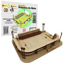 Brinquedo Educativo Quebra Cabeça 3D Estádio Primeiro de Maio Brinquedo Educativo Quebra Cabeça 3D Estádio Primeiro de Maio