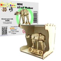 Brinquedo Educativo Quebra Cabeça 3D MINI NAVE STAR WARS ATAT Walker