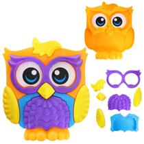 Brinquedo Educativo Quebra-Cabeça Corujinha Desenvolvimento Concentração Crianças Clínicas Creche