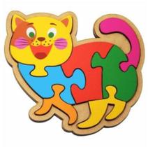 Brinquedo educativo - quebra cabeça gato - Maninho