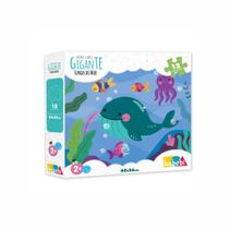 Brinquedo Educativo Quebra Cabeça Gigante Fundo do Mar Babebi Brinquedo Educativo Quebra Cabeça Gigante Fundo do Mar Babebi
