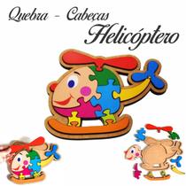 Brinquedo Educativo Quebra cabeça helicoptero pedagógico Brinquedo Educativo Quebra cabeça helicoptero pedagógico