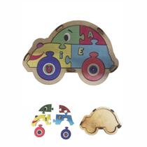 Brinquedo Educativo Quebra cabeça Infantil Fusca Fusquinha Brinquedo Educativo Quebra cabeça Infantil Fusca Fusquinha