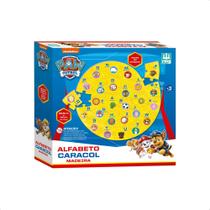 Brinquedo Educativo Quebra-cabeça Patrulha Canina de Madeira Alfabeto Caracol Encaixe Jogo Infantil - Nig 0689