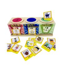 Brinquedo Educativo - Quem O que Como Onde Brinquedo Educativo - Quem O que Como Onde