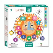Brinquedo Educativo Relógio Didático Leãozinho NIG Brinquedos
