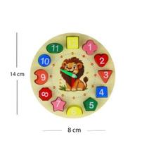 Brinquedo Educativo Relógio Encaixe Peças Infantil Tipo:Relogio Brinquedo Educativo Relógio Encaixe Peças Infantil Tipo:Relogio