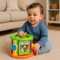 Brinquedo Educativo Roda de Atividade Didático para Bebês Infantil