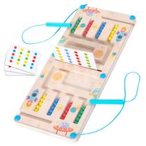 Brinquedo educativo Rolling Ball Logic Game de quatro cores para crianças Brinquedo educativo Rolling Ball Logic Game de quatro cores para crianças