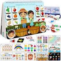 Brinquedo Educativo Sensorial Busy Book iHarpro Montessori para Autismo