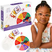 Brinquedo Educativo Sensorial Desafio Tátil Desenvolvimento Motor, Cognitivo e Inclusivo para Crianças