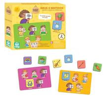 Brinquedo Educativo Sensorial Infantil Em Madeira Meus 5 Sentidos