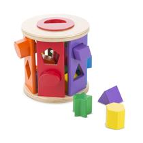 Brinquedo Educativo Shape Sorter Melissa & Doug - Match and Roll de Madeira