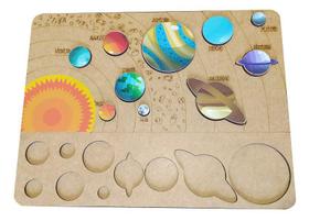 Brinquedo Educativo - Sistema Solar - Kakareco Brinquedos Educativos
