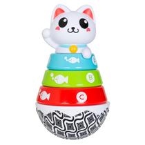 Brinquedo Educativo Stack-a-Cat para Bebês (9-12 Meses) - Brincadeira STEM