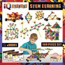 Brinquedo Educativo STEM - Conjunto de Construção Criativa IQ Builder Brinquedo Educativo STEM - Conjunto de Construção Criativa IQ Builder