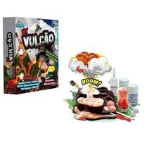 Brinquedo Educativo Super Kit Vulcão Médio Com Acessórios - Hora da Ciência Dican - 5098 Brinquedo Educativo Super Kit Vulcão Médio Com Acessórios - Hora da Ciência Dican - 5098