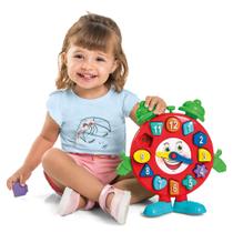 Brinquedo Educativo Tá Na Hora Relógio Didático TaTeTi