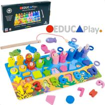 Brinquedo Educativo Tabuleiro Somar e Brincar Infantil BDM28 Brinquedo Educativo Tabuleiro Somar e Brincar Infantil BDM28