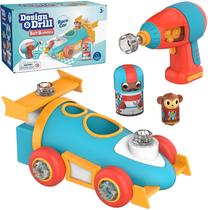 Brinquedo Educativo Take Apart Design & Drill Race Car - Para Montar e Desmontar