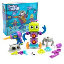 Brinquedo Educativo Take Apart Design & Drill Robot - Para Montar e Desmontar