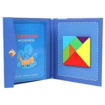 Brinquedo educativo Tangram Puzzle Wokex para crianças de 1 a 6 anos