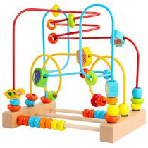 Brinquedo educativo Timy First Bead Maze Roller Coaster para crianças