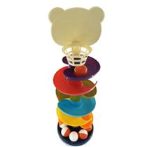 Brinquedo Educativo Tobogã 7 Voltas URSO com Bolinhas e Cesto de Basquete Brinquedo Educativo Tobogã 7 Voltas URSO com Bolinhas e Cesto de Basquete