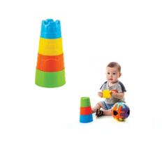 Brinquedo Educativo Torre Baby Bebês Diversão Imaginação Brinquedo Educativo Torre Baby Bebês Diversão Imaginação