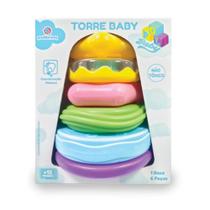 Brinquedo Educativo Torre De Empilhar Poli Baby - Polibrinq Brinquedo Educativo Torre De Empilhar Poli Baby - Polibrinq