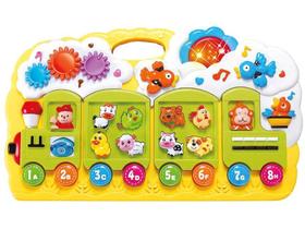 Brinquedo Educativo Trenzinho Emite Luz e Som - Dm Toys Brinquedo Educativo Trenzinho Emite Luz e Som - Dm Toys