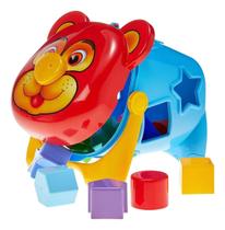 Brinquedo Educativo Urso Tomy Balde Educativo Didático Infantil 1 Ano Presente Menino Menina Encaixe - Mercotoys