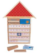 Brinquedo Educativos - Casinha Calendário 805 X 610 X 20mm