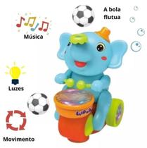 Brinquedo Elefante Brincalhão Equilibra Bola Musical E Led