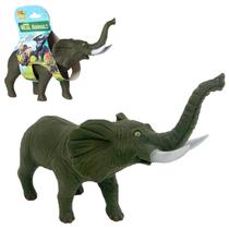 Brinquedo Elefante De Vinil Atóxico Coleção Animais - Bee Toys