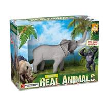 Brinquedo Elefante De Vinil Grande Safari Realista Rotobrinq Brinquedo Elefante De Vinil Grande Safari Realista Rotobrinq