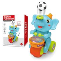 Brinquedo Elefante Equilibrista Com Luzes Divertidas E Sons Interativos + 2 Bolinhas