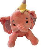Brinquedo Elefantinha De Pelúcia Rosa - HK Baby