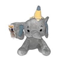 Brinquedo Elefantinho De Pelúcia Cinza - HK Baby
