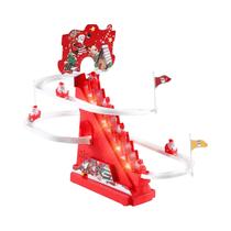 Brinquedo Elétrico De Natal Papai Noel Escalando Escada Presente De Natal Para Quarto Escritório Brinquedo Elétrico De Natal Papai Noel Escalando Escada Presente De Natal Para Quarto Escritório