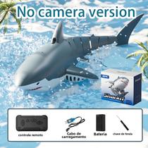 Brinquedo Elétrico RC Tubarão Para Meninos Com Spray De Água, Barco Controlado Remotamente Para Brinquedo Elétrico RC Tubarão Para Meninos Com Spray De Água, Barco Controlado Remotamente Para