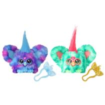 Brinquedo Eletrônico de Pelúcia Furby Furblets - Pacote com 2 Unidades (Luv-Lee e Mello-Nee)