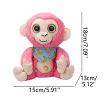 Brinquedo eletrônico de pelúcia Talking Monkey Mimicry Pet de 18 cm Brinquedo eletrônico de pelúcia Talking Monkey Mimicry Pet de 18 cm