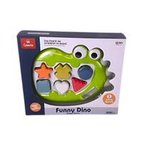 Brinquedo Eletrônico Dino Educativo Com Som e Luz CBS0307 - Castela